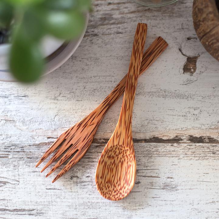 2 Pairs of Spoon, Fork and Kitchen knife - Coconut Crafts