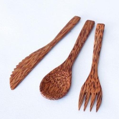 2 Pairs of Spoon, Fork and Kitchen knife - Coconut Crafts