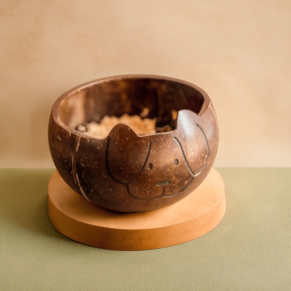 400 -500 ml Coconut Dog Bowl