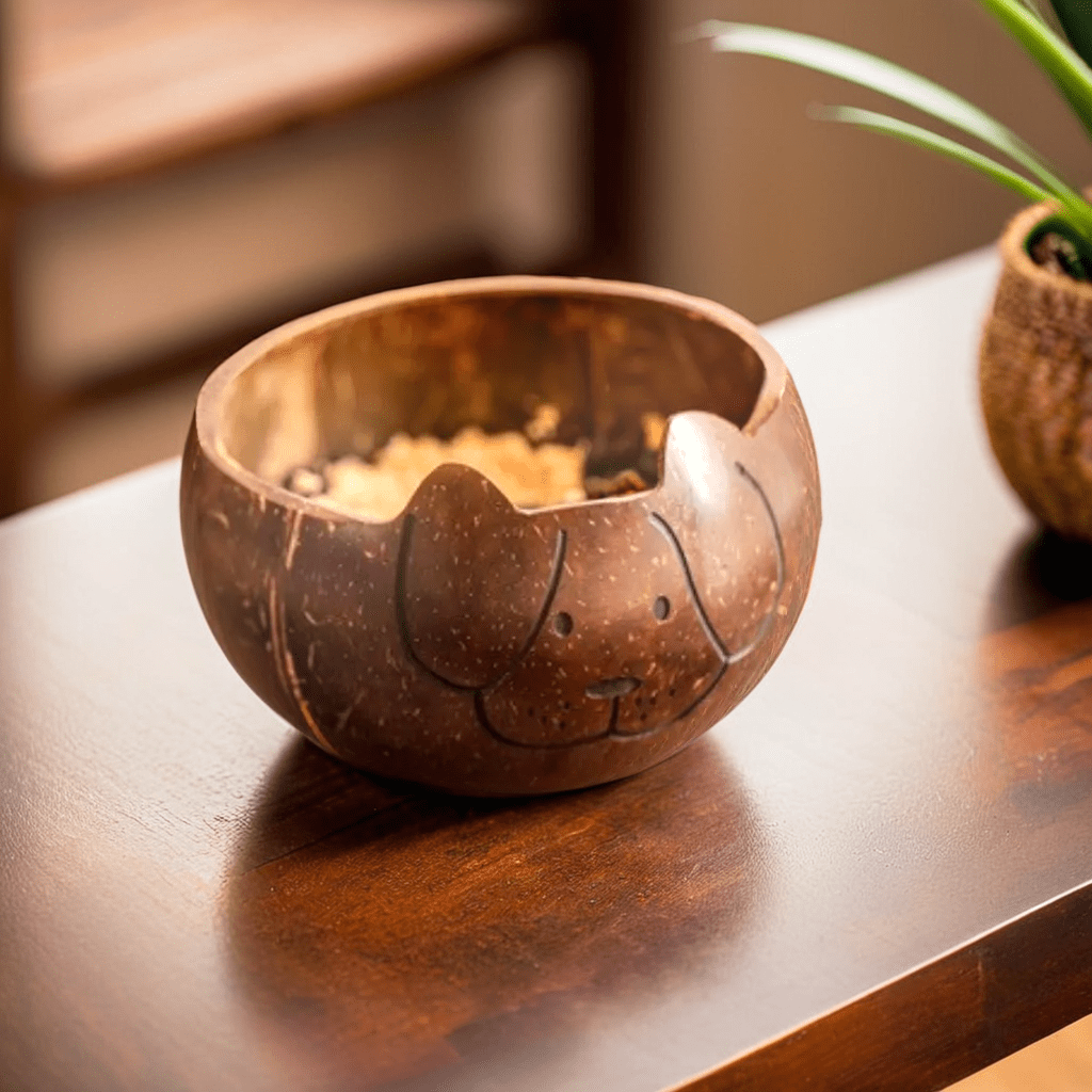 400 -500 ml Coconut Dog Bowl